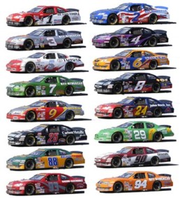 List Different Race Cars